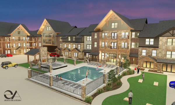 Lodge-II-Pool-View-Evening-R2